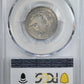 1866 Liberty Seated Quarter 25C PCGS MS63 - Motto