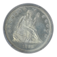 1866 Liberty Seated Quarter 25C PCGS MS63 - Motto