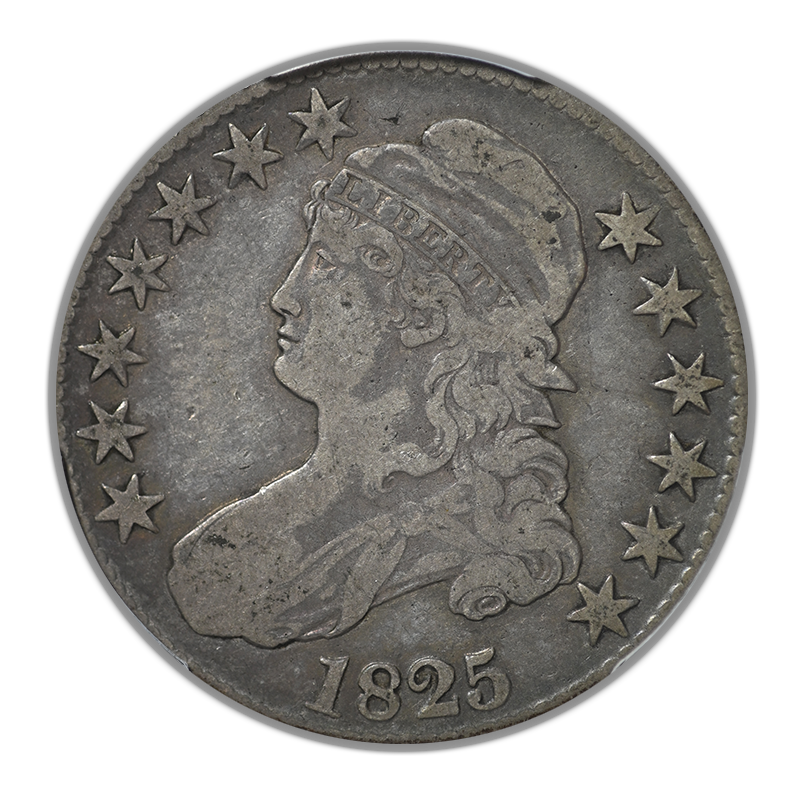 1825 Capped Bust Half Dollar 50C PCGS VF20