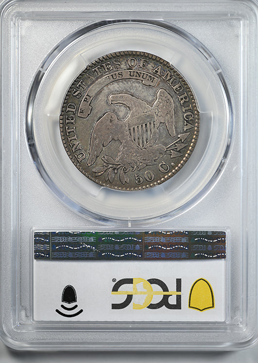 1829 Capped Bust Half Dollar 50C PCGS VF20 - TONED!