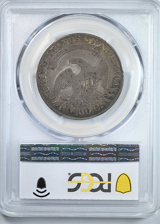 1830 Capped Bust Half Dollar 50C PCGS F15 - Small 0 - TONED!