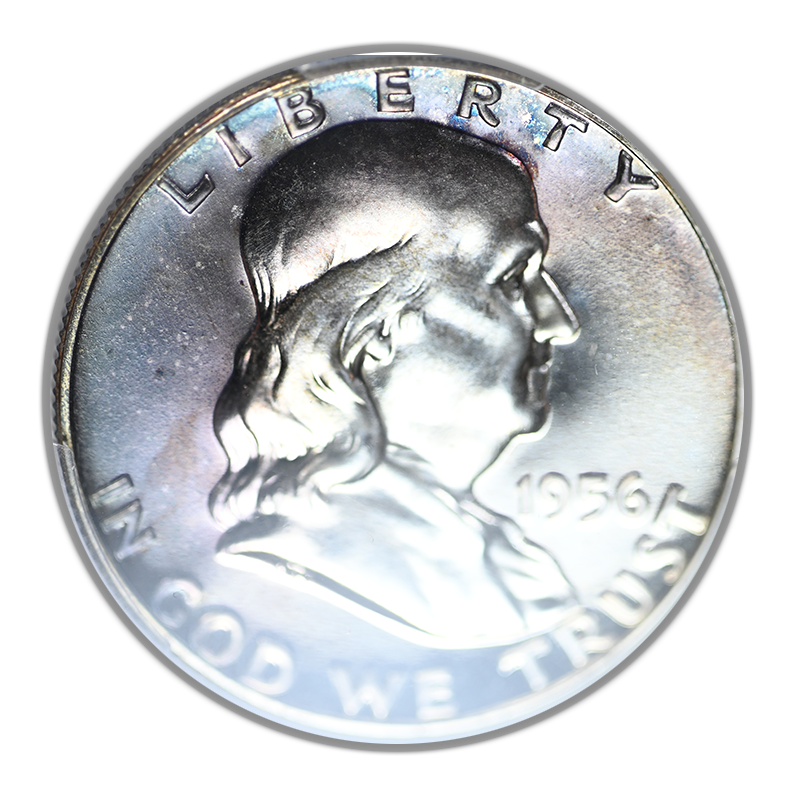 1956 Proof Type 1 Franklin Half Dollar 50C PCGS PR66
