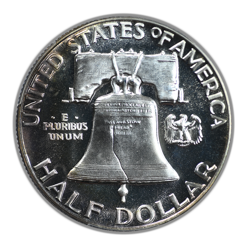 1956 Proof Type 1 Franklin Half Dollar 50C PCGS PR66