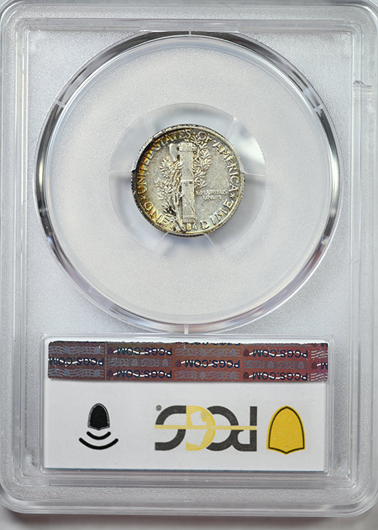 1938-S Mercury Dime 10C PCGS AU50 - TONED!