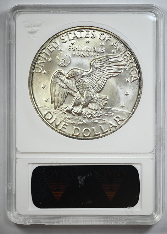 1973-S Silver Eisenhower Ike Dollar $1 ANACS Soapbox MS66