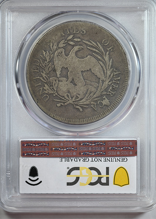 1796 Draped Bust Dollar $1 PCGS Genuine G Detail - Large Date, Small Letters