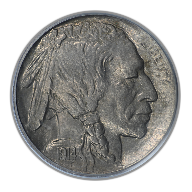1914-D Buffalo Nickel 5C PCGS MS64 CAC