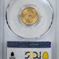 1861 Liberty Head Gold Quarter Eagle $2.50 PCGS MS61 - New Reverse
