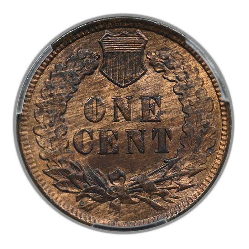 1907 Indian Head Cent 1C PCGS MS64RB