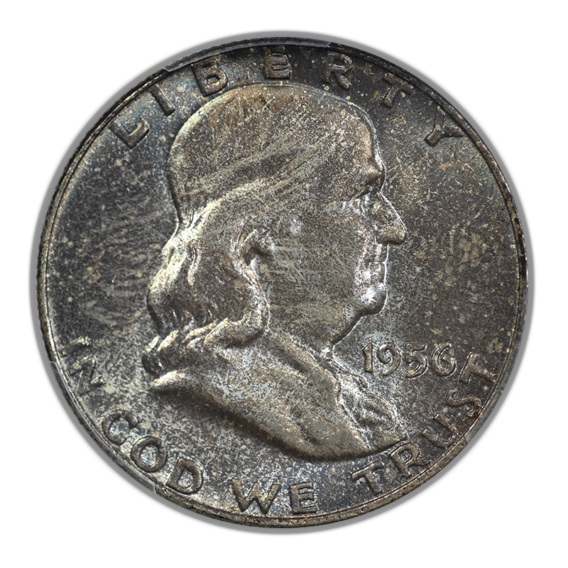 1956 Franklin Half Dollar 50C PCGS MS66FBL - Full Bell Lines