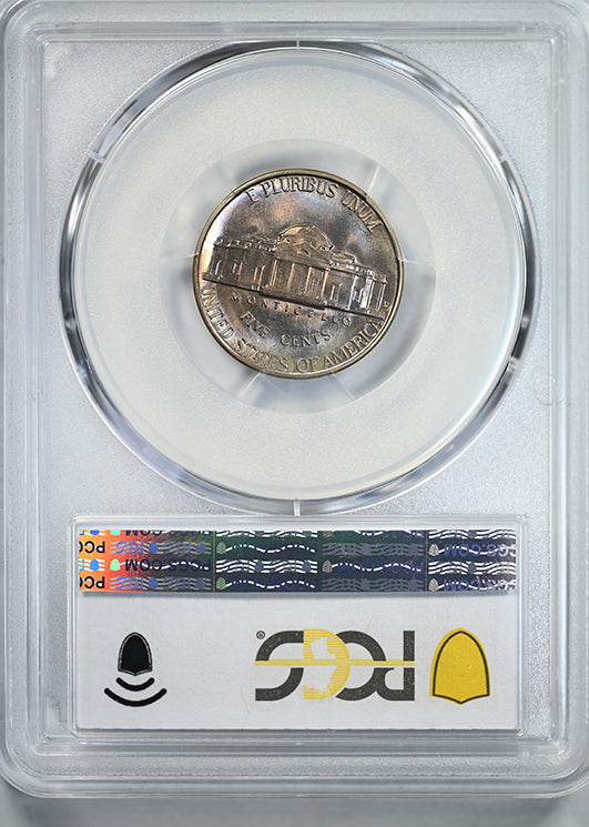 1939-D Jefferson Nickel 5C PCGS MS66 - Reverse of 1940 - TONED!