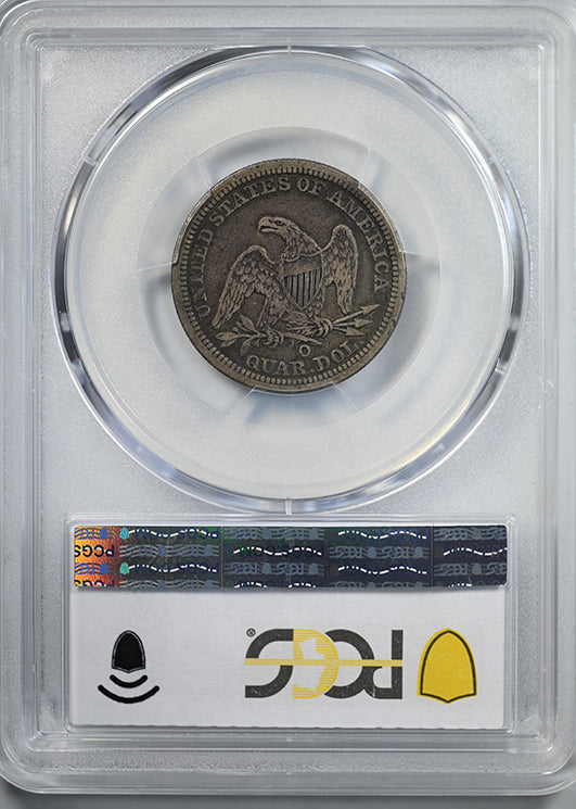 1844-O Liberty Seated Quarter 25C PCGS VF20