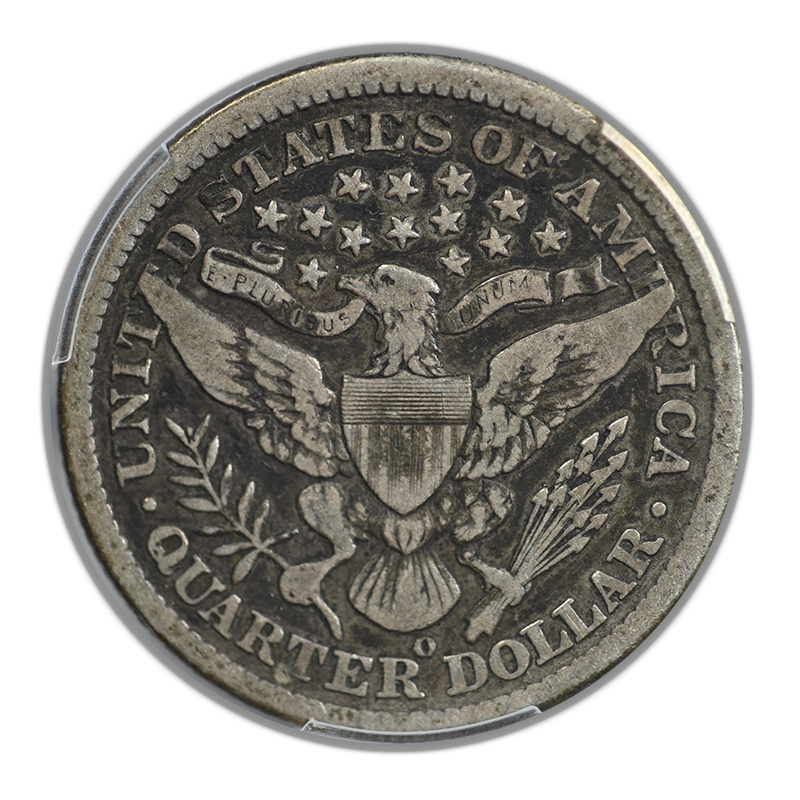 1897-O Barber Quarter 25C PCGS F15