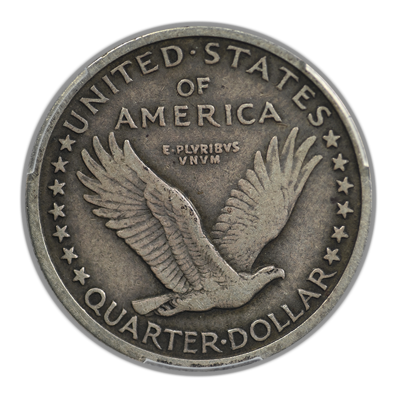 1917 Type 1 Standing Liberty Quarter 25C PCGS VF30