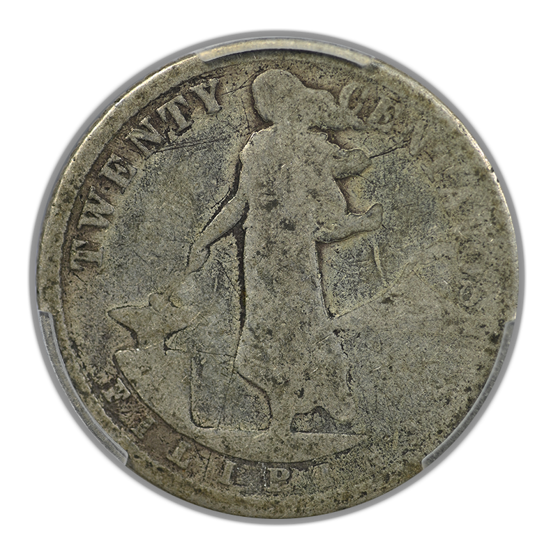 1911-S U.S. Philippines 20C Centavos PCGS AG03 - Lowball