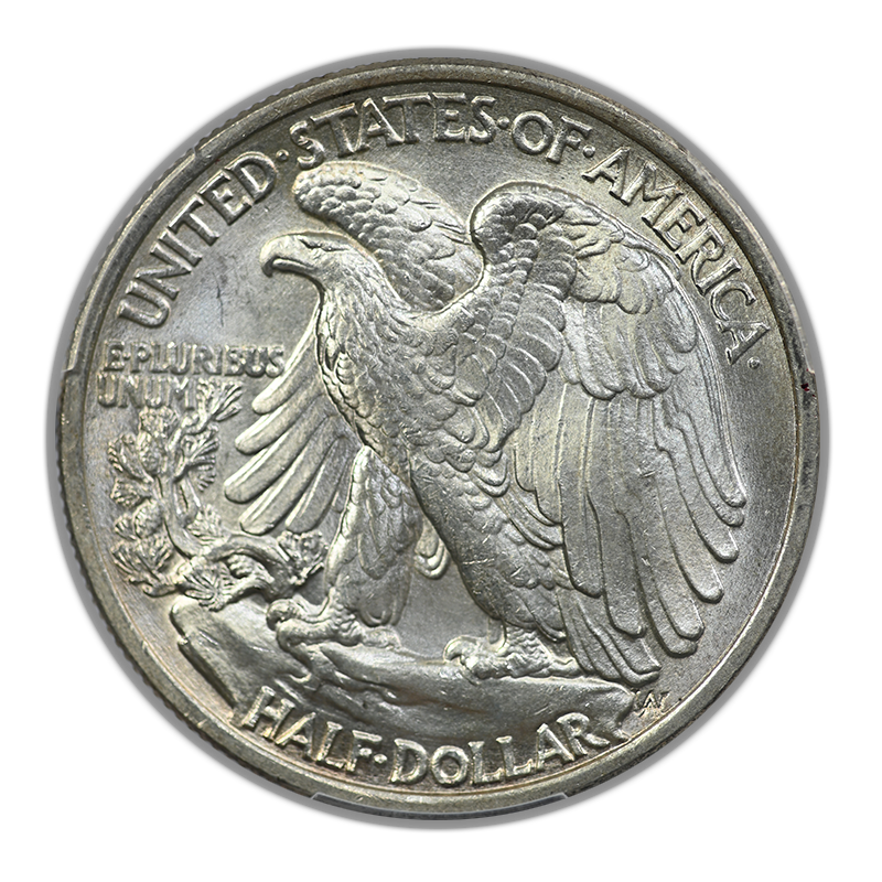 1938 Walking Liberty Half Dollar 50C PCGS MS65