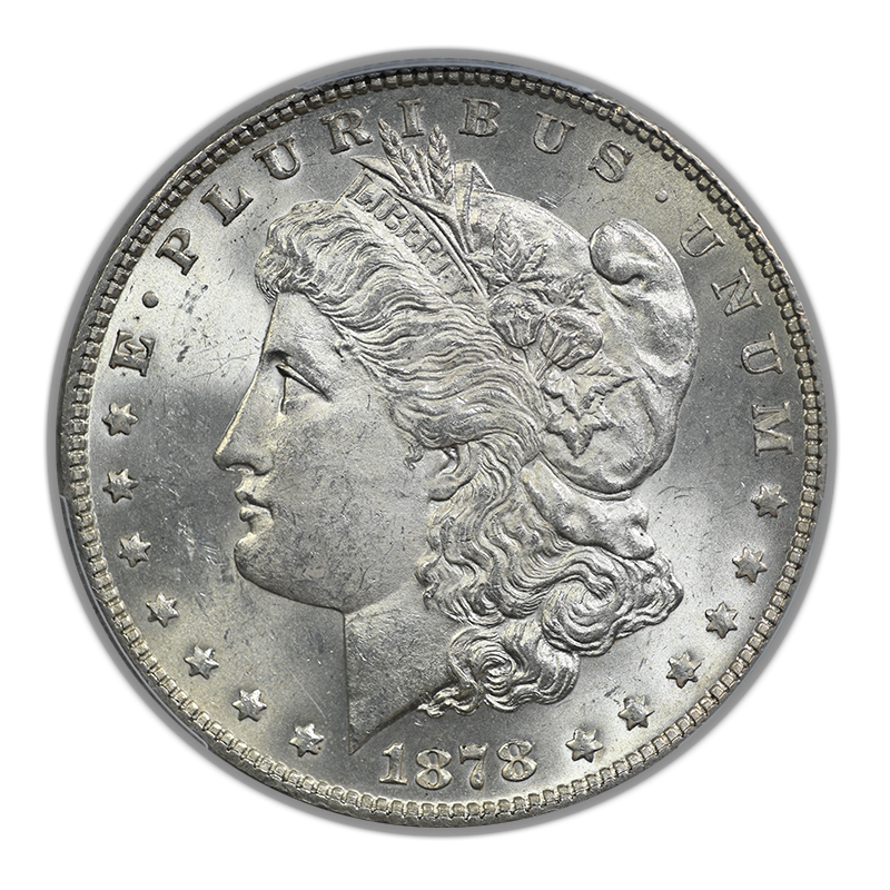 1878 7TF Morgan Dollar $1 PCGS MS64 - Reverse of 1878