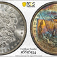 1888 Morgan Dollar $1 PCGS MS62 - REVERSE RAINBOW TONED!
