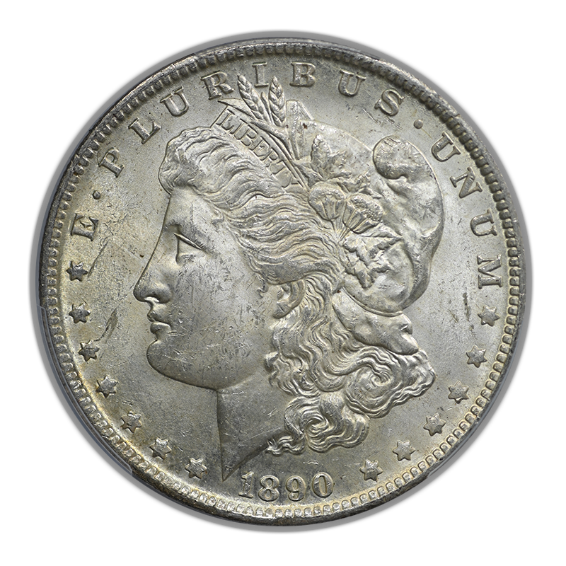 1890-O Morgan Dollar $1 PCGS MS62