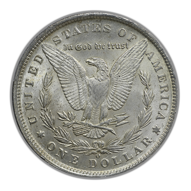 1890-O Morgan Dollar $1 PCGS MS62