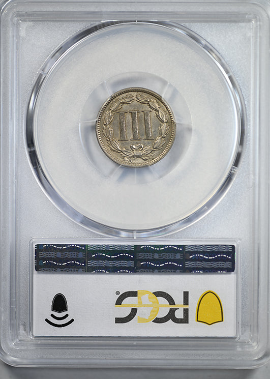 1889 Three Cent Nickel Piece 3CN PCGS MS62