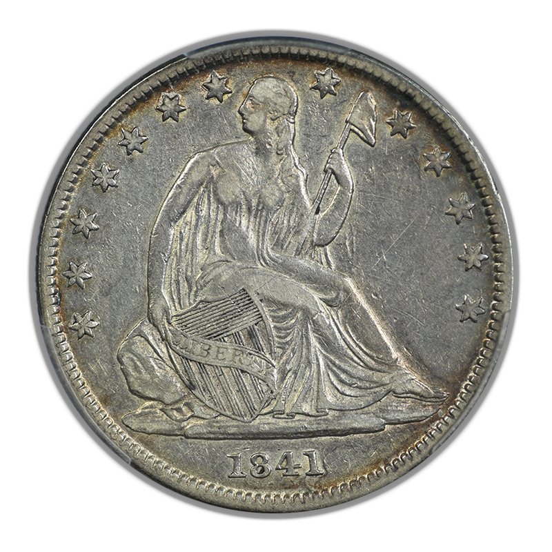 1841-O Liberty Seated Half Dollar 50C PCGS VF35