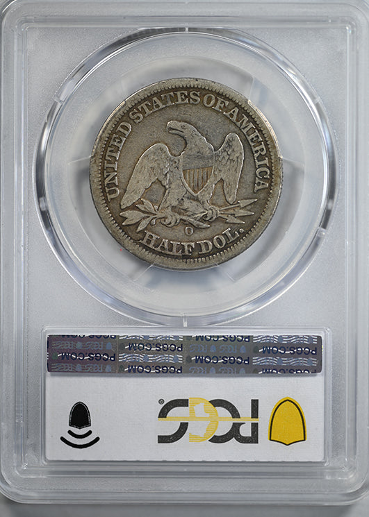 1846-O Liberty Seated Half Dollar 50C PCGS F12 - Tall Date