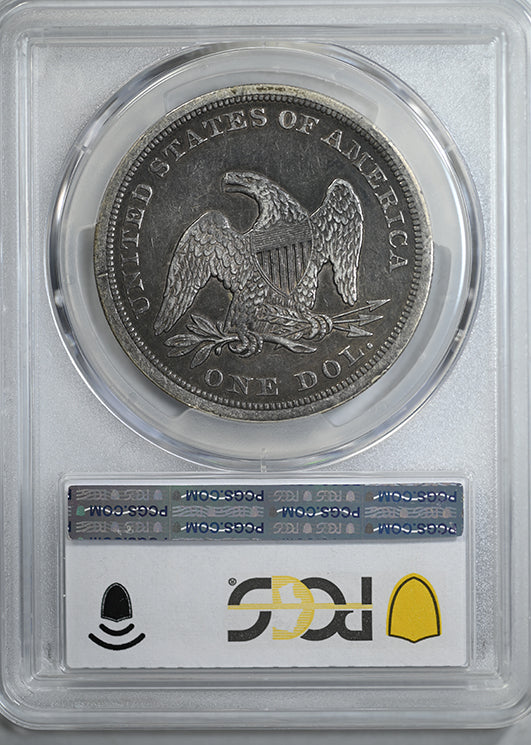 1842 Liberty Seated Dollar $1 PCGS VF30