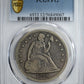 1846-O Liberty Seated Dollar $1 PCGS F12