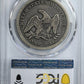 1846-O Liberty Seated Dollar $1 PCGS F12