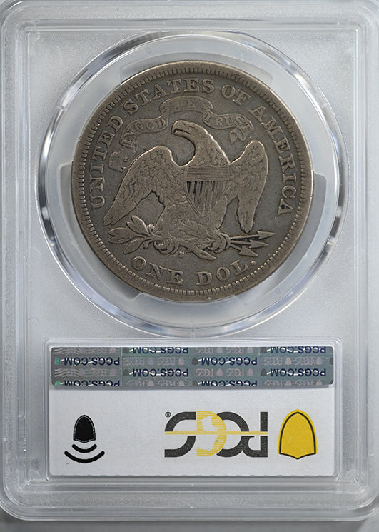 1872-S Liberty Seated Dollar $1 PCGS VG10