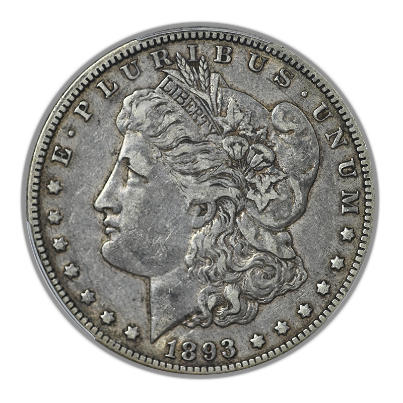1893-O Morgan Dollar $1 PCGS VF35 CAC