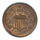 1865 Two Cent Piece 2C PCGS MS66RB CAC - Fancy 5