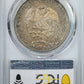 1896-Zs FZ Mexico 8R Reales PCGS MS62 Zs82 - TONED!