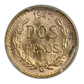 1947-Mo Mexico Gold Dos Pesos G2P PCGS MS66 KM-461