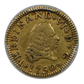 1750-M JB Spain Gold 1/2E Escudo PCGS VF30