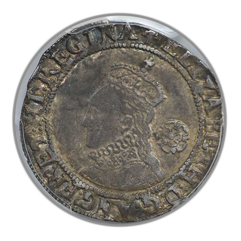 1580 Great Britain 6D Pence PCGS XF45 S-2572 Latin Cross - NICE COLOR!