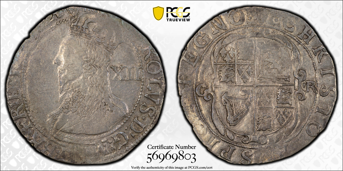 (1632-33) Great Britain Shilling PCGS VF35 S-2789 Harp