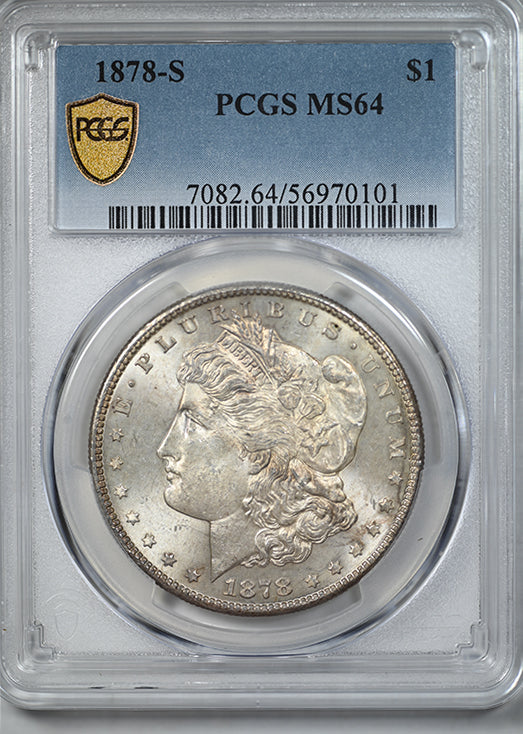 1878-S Morgan Dollar $1 PCGS MS64