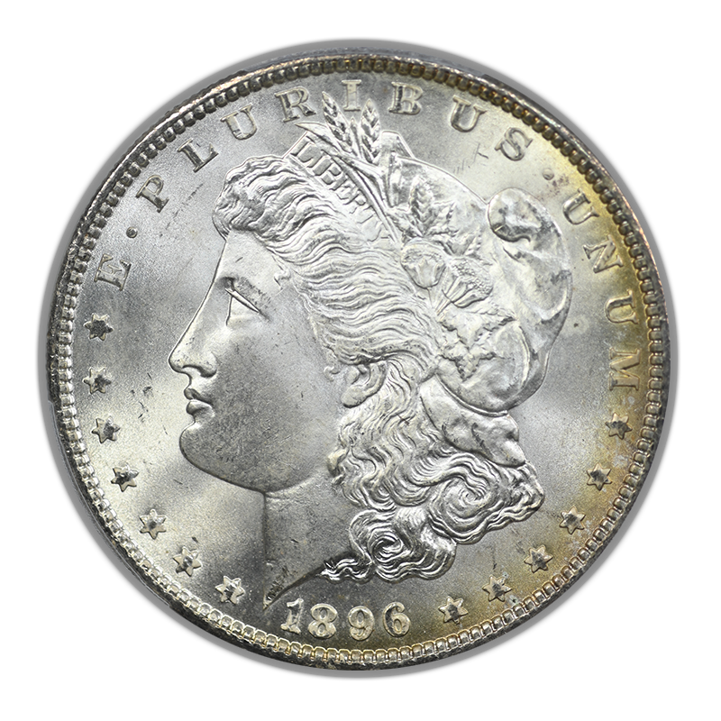 1896 Morgan Dollar $1 PCGS MS67