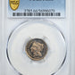 1888 Proof Three Cent Nickel Piece 3CN PCGS PR66