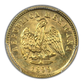 1899-Mo M Mexico Gold Peso PCGS MS62 KM-410.5