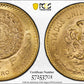 1921/11 Mexico Gold 20P Pesos PCGS MS63