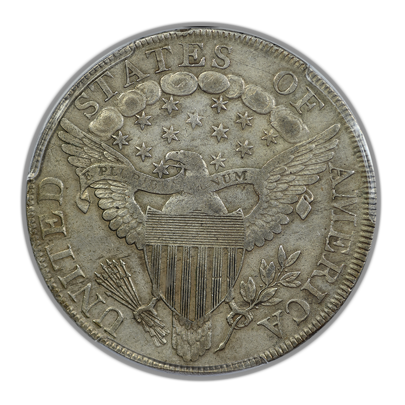 1798 Draped Bust Dollar $1 PCGS VF35 CAC - Large Eagle