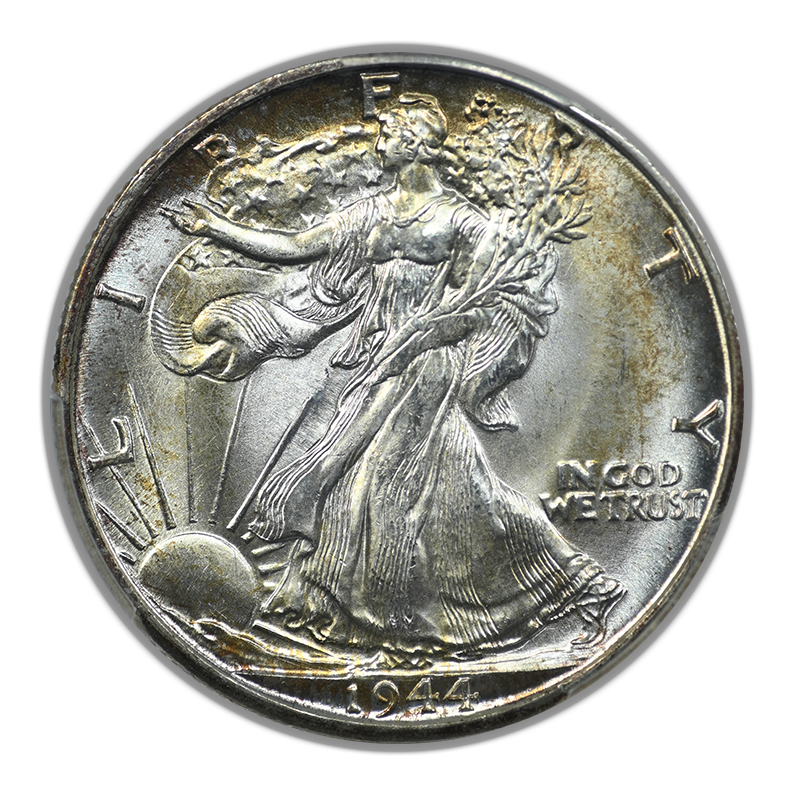 1944-D Walking Liberty Half Dollar 50C PCGS MS67