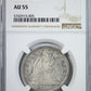 1844-O Liberty Seated Half Dollar 50C NGC AU55