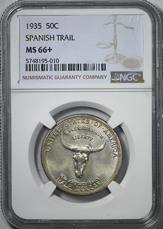 1935 Spanish Trail Classic Commemorative Half Dollar 50C NGC MS66+