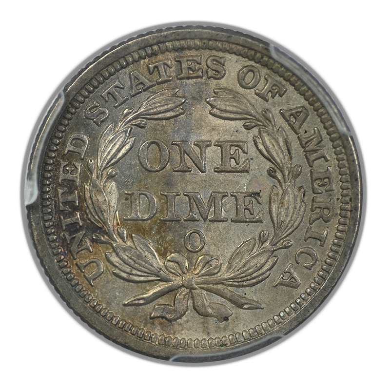 1859-O Liberty Seated Dime 10C PCGS MS63