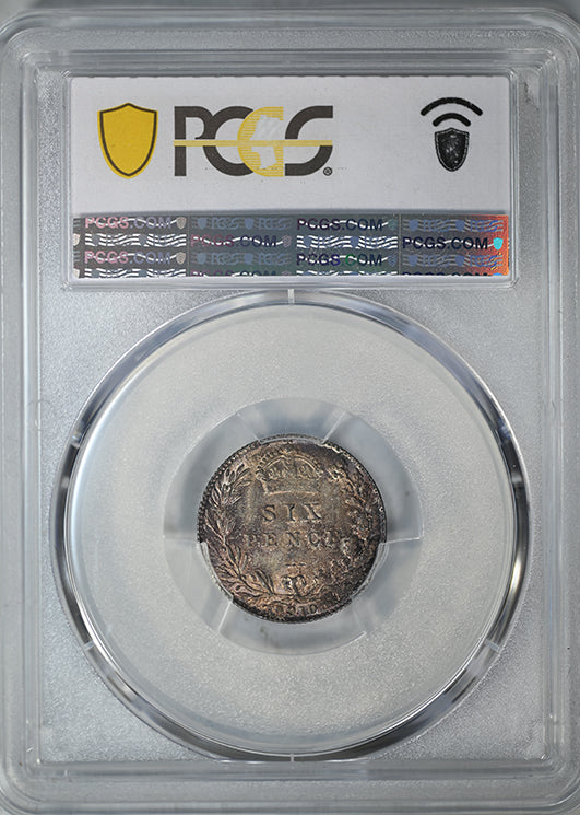 1910 Great Britain 6D Pence Sixpence PCGS MS64 S-3983