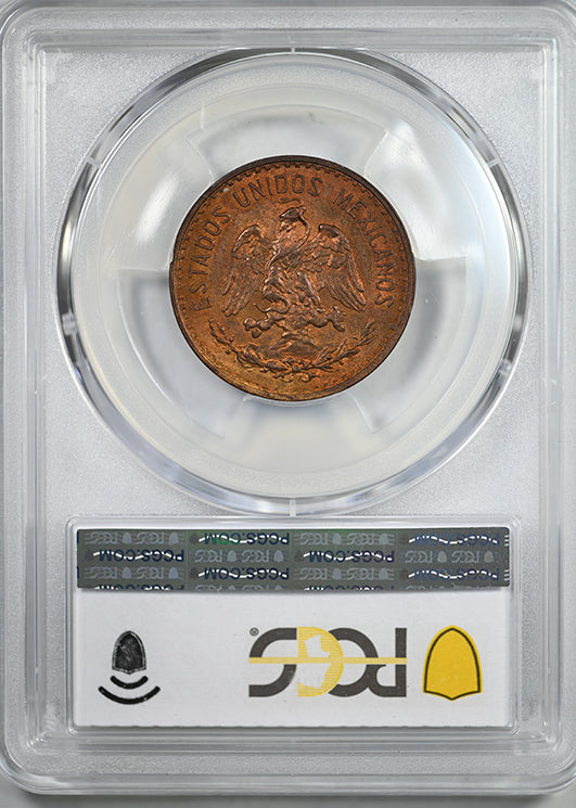 1939-Mo Mexico 2C Centavos PCGS MS64RB